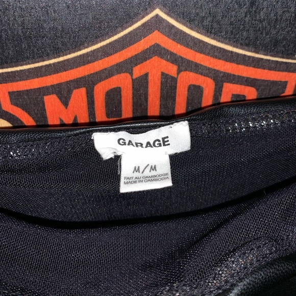 GARAGE Faux Leather Crop - Picture 2 of 3